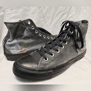 DC Comics BATMAN Converse HI Top Sneakers Sz 10 Mens Sz 12 Womens